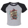 Women's Micro Rib Raglan Baby Tee Thumbnail