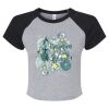 Women's Micro Rib Raglan Baby Tee Thumbnail