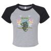 Women's Micro Rib Raglan Baby Tee Thumbnail