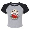 Women's Micro Rib Raglan Baby Tee Thumbnail
