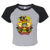 Women's Micro Rib Raglan Baby Tee Thumbnail