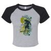 Women's Micro Rib Raglan Baby Tee Thumbnail