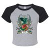 Women's Micro Rib Raglan Baby Tee Thumbnail