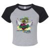 Women's Micro Rib Raglan Baby Tee Thumbnail