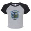 Women's Micro Rib Raglan Baby Tee Thumbnail