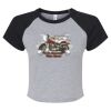 Women's Micro Rib Raglan Baby Tee Thumbnail