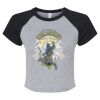 Women's Micro Rib Raglan Baby Tee Thumbnail