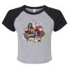 Women's Micro Rib Raglan Baby Tee Thumbnail