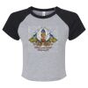 Women's Micro Rib Raglan Baby Tee Thumbnail