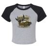 Women's Micro Rib Raglan Baby Tee Thumbnail