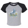 Women's Micro Rib Raglan Baby Tee Thumbnail