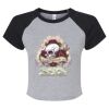 Women's Micro Rib Raglan Baby Tee Thumbnail