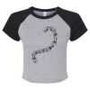Women's Micro Rib Raglan Baby Tee Thumbnail