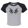 Women's Micro Rib Raglan Baby Tee Thumbnail