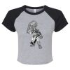 Women's Micro Rib Raglan Baby Tee Thumbnail