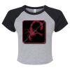 Women's Micro Rib Raglan Baby Tee Thumbnail