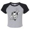 Women's Micro Rib Raglan Baby Tee Thumbnail