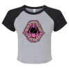 Women's Micro Rib Raglan Baby Tee Thumbnail