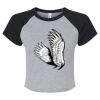 Women's Micro Rib Raglan Baby Tee Thumbnail