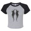 Women's Micro Rib Raglan Baby Tee Thumbnail