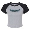 Women's Micro Rib Raglan Baby Tee Thumbnail