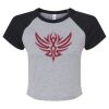 Women's Micro Rib Raglan Baby Tee Thumbnail