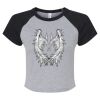 Women's Micro Rib Raglan Baby Tee Thumbnail
