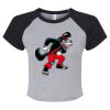 Women's Micro Rib Raglan Baby Tee Thumbnail