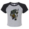 Women's Micro Rib Raglan Baby Tee Thumbnail