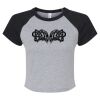 Women's Micro Rib Raglan Baby Tee Thumbnail