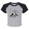 Women's Micro Rib Raglan Baby Tee Thumbnail