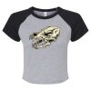 Women's Micro Rib Raglan Baby Tee Thumbnail