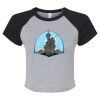 Women's Micro Rib Raglan Baby Tee Thumbnail