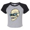 Women's Micro Rib Raglan Baby Tee Thumbnail