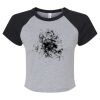 Women's Micro Rib Raglan Baby Tee Thumbnail