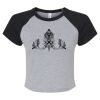 Women's Micro Rib Raglan Baby Tee Thumbnail