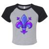 Women's Micro Rib Raglan Baby Tee Thumbnail