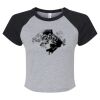 Women's Micro Rib Raglan Baby Tee Thumbnail