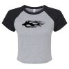 Women's Micro Rib Raglan Baby Tee Thumbnail