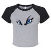 Women's Micro Rib Raglan Baby Tee Thumbnail