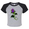Women's Micro Rib Raglan Baby Tee Thumbnail