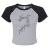 Women's Micro Rib Raglan Baby Tee Thumbnail