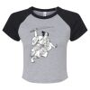 Women's Micro Rib Raglan Baby Tee Thumbnail