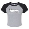 Women's Micro Rib Raglan Baby Tee Thumbnail