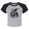 Women's Micro Rib Raglan Baby Tee Thumbnail