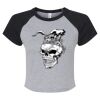 Women's Micro Rib Raglan Baby Tee Thumbnail