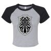 Women's Micro Rib Raglan Baby Tee Thumbnail