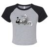 Women's Micro Rib Raglan Baby Tee Thumbnail