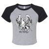 Women's Micro Rib Raglan Baby Tee Thumbnail