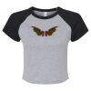 Women's Micro Rib Raglan Baby Tee Thumbnail